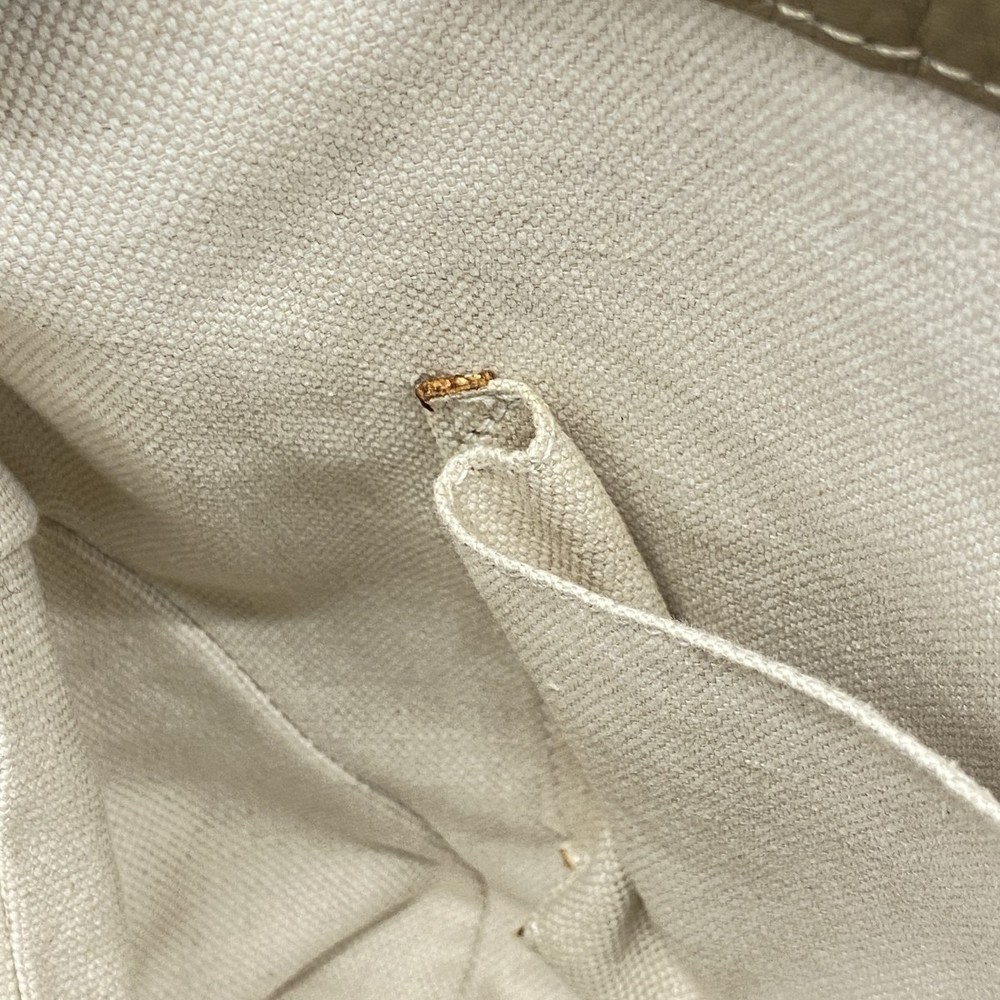 Gucci Bamboo Beige GG Bag Canvas Shoulder - Picture 7 of 9
